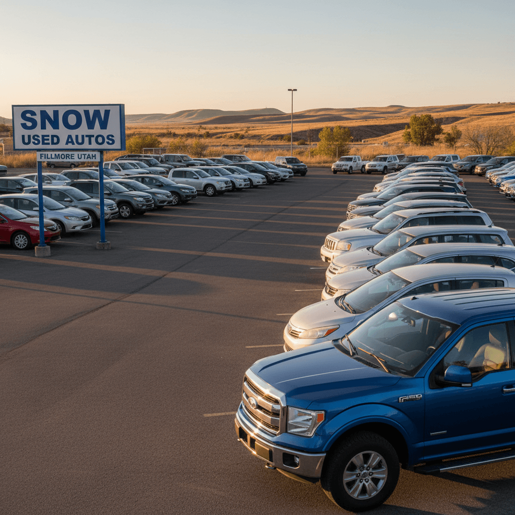 Used vehicle inventory on the lot